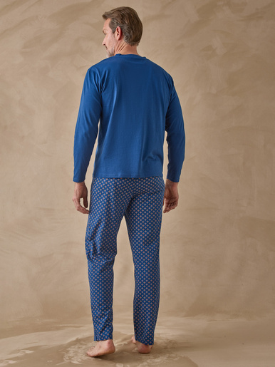 Pyjama en maille jersey pur coton peigné