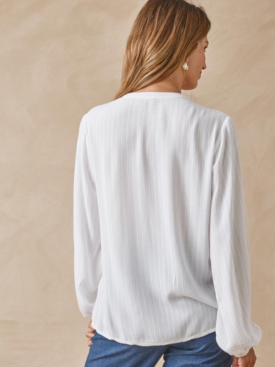 Blouse en crêpe