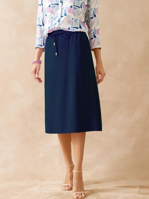 Jupe trapèze élastiquée