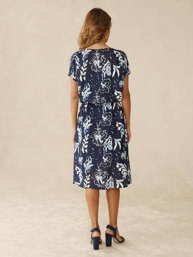 Robe à col bénitier