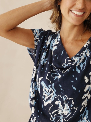 Robe à col bénitier