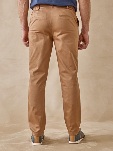 Pantalon chino élastiqué