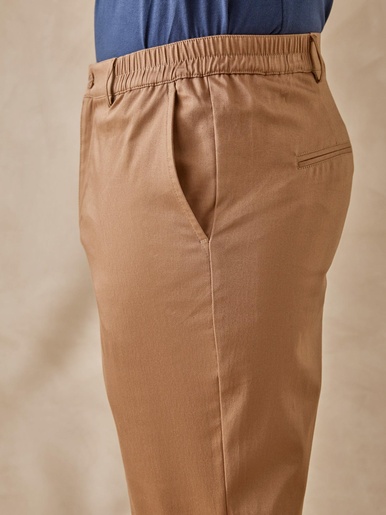 Pantalon chino élastiqué