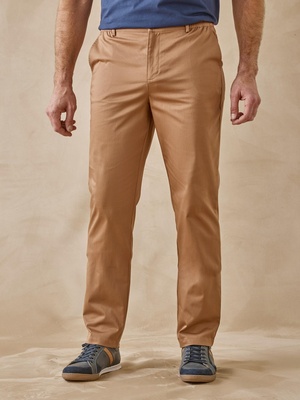 Pantalon chino élastiqué