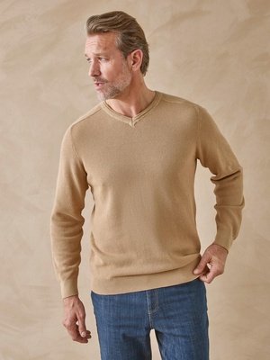 Pull point fantaisie pur coton