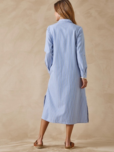 Robe-chemisier toute boutonnée