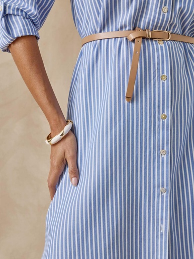 Robe-chemisier toute boutonnée