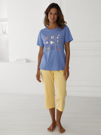 Tee-shirt de pyjama pur coton