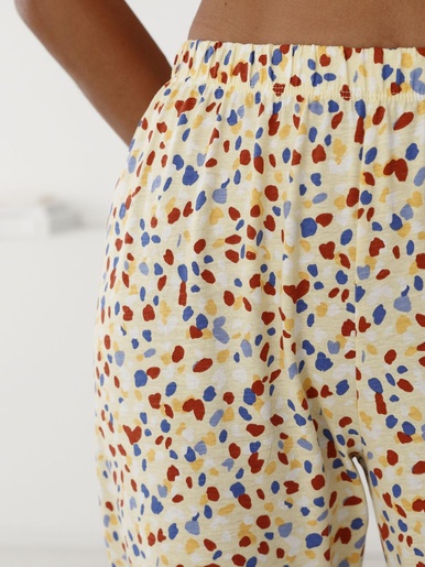 Pantalon de pyjama jersey pur coton