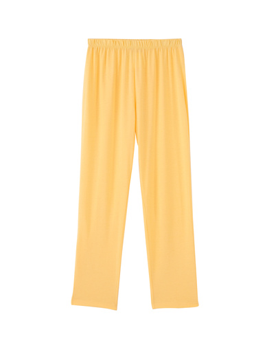 Pantalon de pyjama jersey pur coton - Daxon - Jaune miel