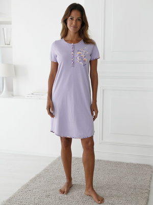 Chemise de nuit courte forme liquette