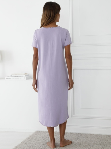 Chemise de nuit forme liquette longue