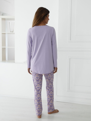 Ensemble pyjama 2 pièces coton imprimé