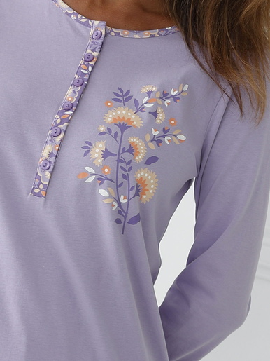 Ensemble pyjama 2 pièces coton imprimé