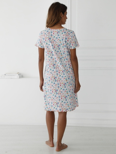 Chemise de nuit jersey pur coton
