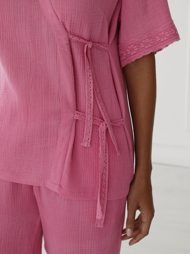 Pyjama en gaze de coton