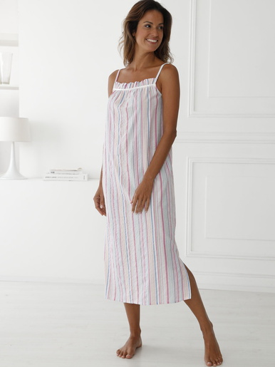 Chemise de nuit légère fines bretelles