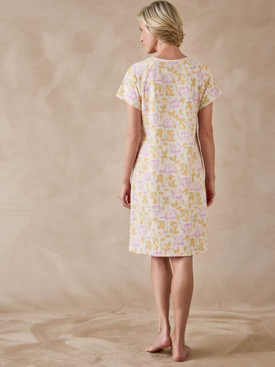 Chemise de nuit courte jersey pur coton