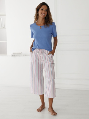 Pyjacourt maille et seersucker