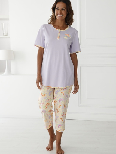 Pyjacourt en maille jersey pur coton