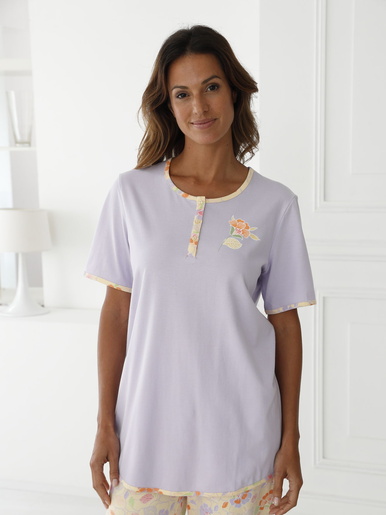 Pyjacourt en maille jersey pur coton