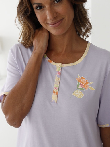Pyjacourt en maille jersey pur coton