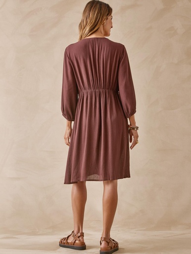 Robe ample en viscose
