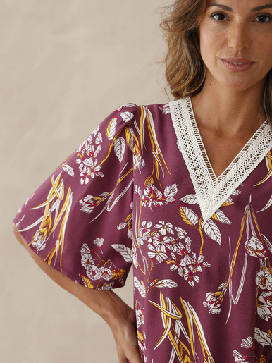 Robe d'hôtesse fluide