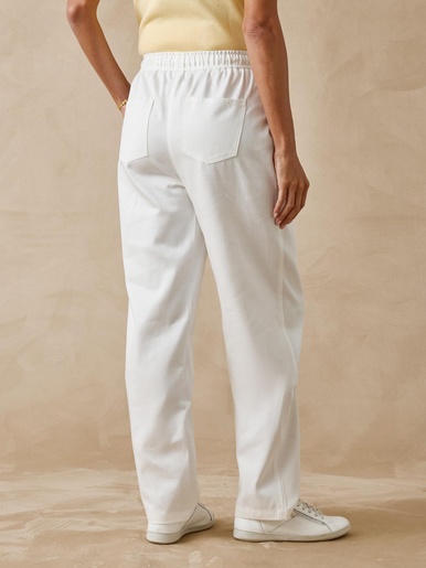 Pantalon cargo élastiqué