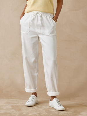 Pantalon cargo élastiqué