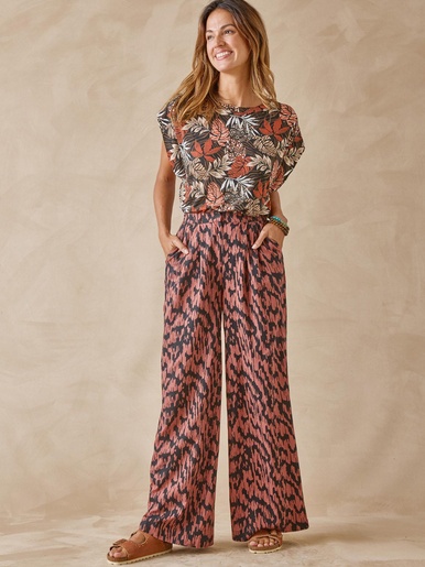 Pantalon large et fluide