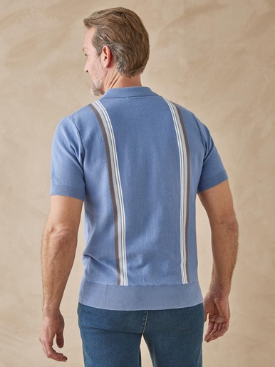 Pull polo zippé