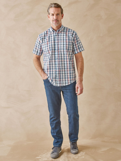 Chemise en seersucker