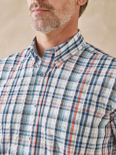 Chemise en seersucker