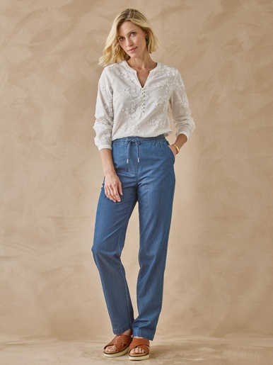 Blouse brodée