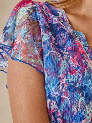 Tee-shirt en dentelle