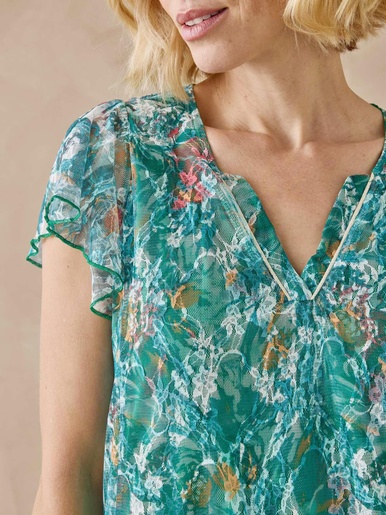Tee-shirt en dentelle