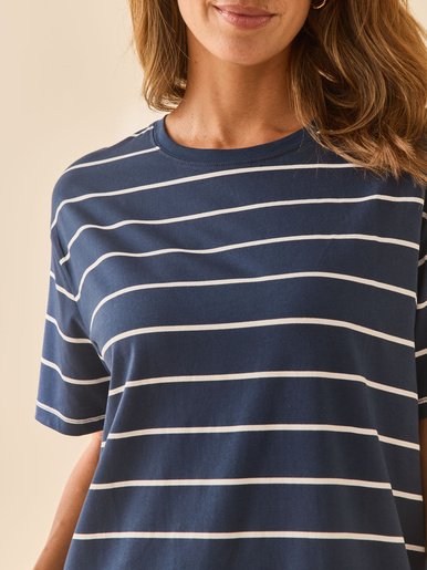 Robe tee-shirt coupe ample