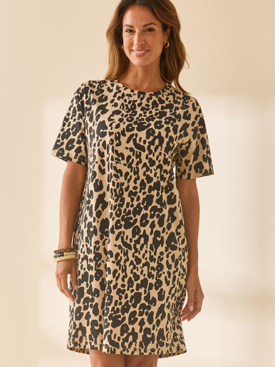 Robe tee-shirt coupe ample
