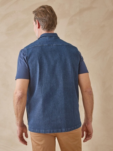 Veste en jean sans manches