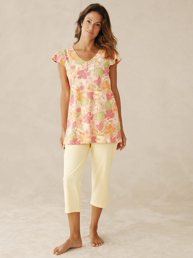 Lot de 2 pyjacourts pur coton