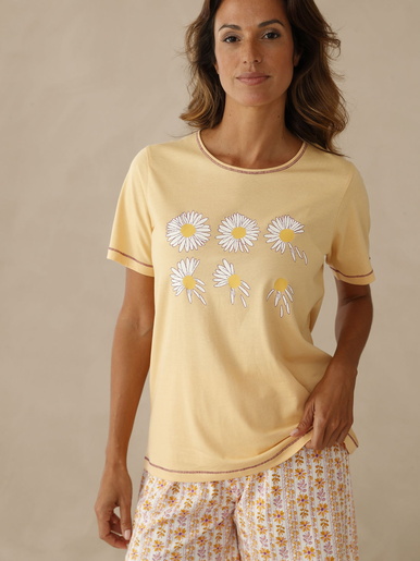 Tee-shirt de pyjama en coton