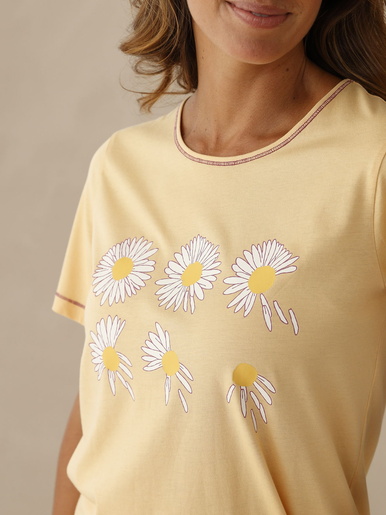 Tee-shirt de pyjama en coton