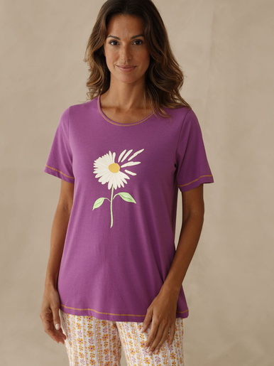 Tee-shirt de pyjama en coton