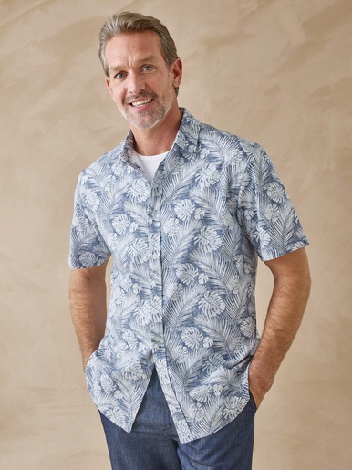 Chemise pur coton manches courtes