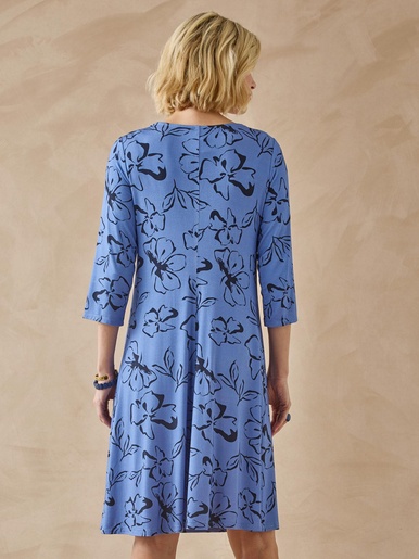 Robe en maille fluide effet drapé