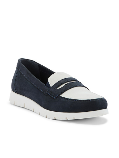 Mocassins cuir nubuck semelle amovible