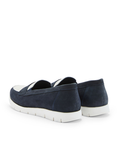 Mocassins cuir nubuck semelle amovible
