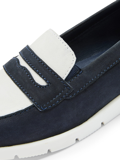 Mocassins cuir nubuck semelle amovible