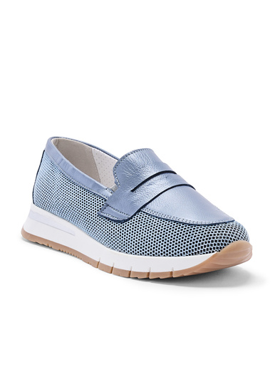Mocassins élastiqués semelle compensée